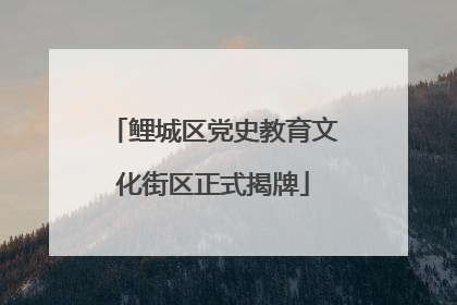 鲤城区党史教育文化街区正式揭牌