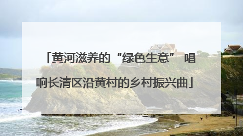 黄河滋养的“绿色生意” 唱响长清区沿黄村的乡村振兴曲