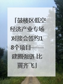 鼓楼区低空经济产业专场对接会签约18个项目——建圈强链 比翼齐飞
