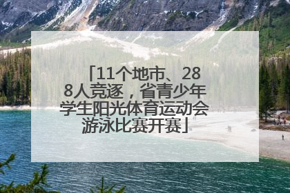 11个地市、288人竞逐，省青少年学生阳光体育运动会游泳比赛开赛