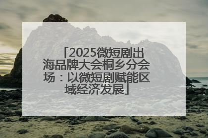 2025微短剧出海品牌大会桐乡分会场：以微短剧赋能区域经济发展