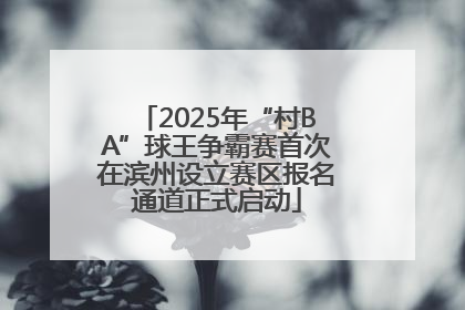2025年“村BA”球王争霸赛首次在滨州设立赛区报名通道正式启动