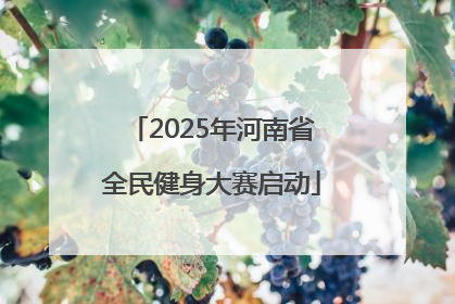2025年河南省全民健身大赛启动