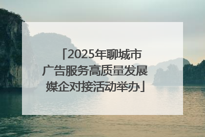 2025年聊城市广告服务高质量发展媒企对接活动举办