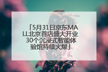 5月31日京东MALL北京首店盛大开业 30个沉浸式智能体验馆持续火爆
