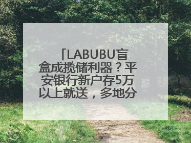 LABUBU盲盒成揽储利器？平安银行新户存5万以上就送，多地分支行跟进